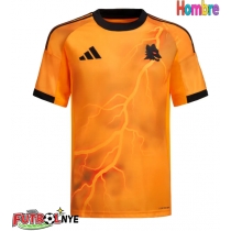 Camiseta AS Roma Evan Ferguson #11 Visitante Equipación 2025-26 manga corta